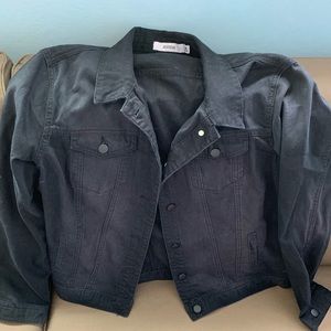 Just Fab Black Jean Jacket